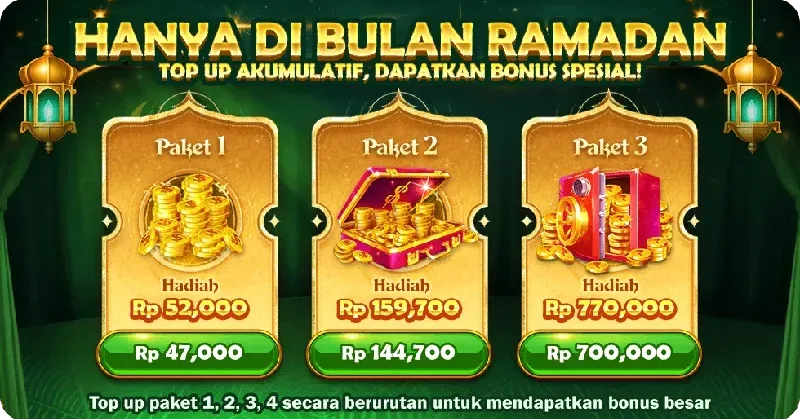 Hanya di Bulan Ramadan: Top Up Akumulatif